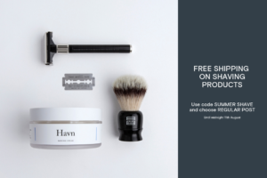 Free shipping on shaving products
