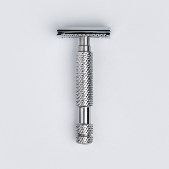 Mild Traditional Safety Razor | Silver L8MM